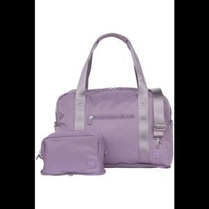 IHKWIP The Packable Duffel Bag and Cosmetic Case Set Vintage Grape